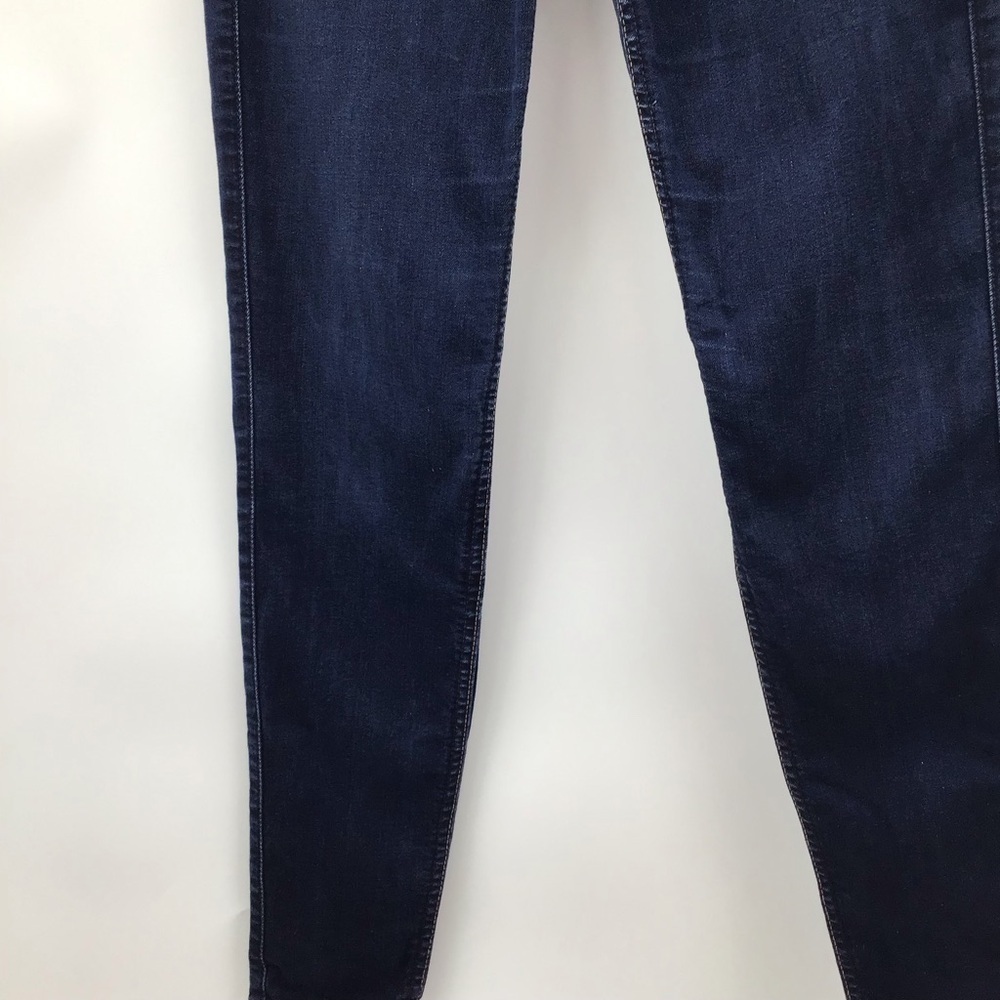 7 For All Mankind b(air) denim Dark Indigo Ankle Skinny Jeans Strech - Picture 7 of 12